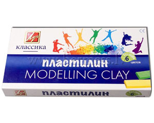 Plastilns LU "KLASSIKA" 6 krsas, 120 g